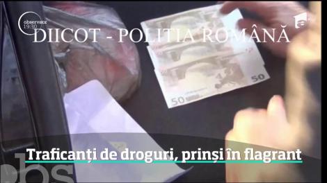 Trei dintre cei mai periculoşi traficanţi de droguri, reţinuţi de DIICOT!