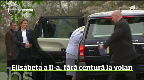 La 92 de ani, Regina Elisabeta a II-a conduce fără centură de siguranţă pusă