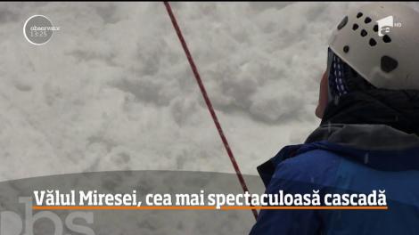 O demonstraţie de curaj a avut loc pentru iubitorii de escaladă, la Răchiţele, în judeţul Cluj!