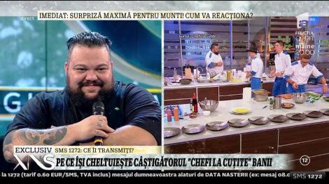 Mihai Munteanu, despre experiența "Chefi la cuțite": "Nu m-am așteptat să câștig"