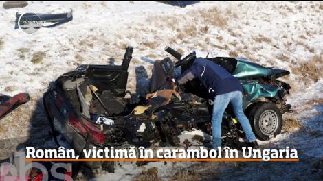 Accident teribil în Ungaria! 4 morți și patru răniți printre care cetățeni români și un bebeluș! 8 mașini distruse și zeci de vieți în pericol