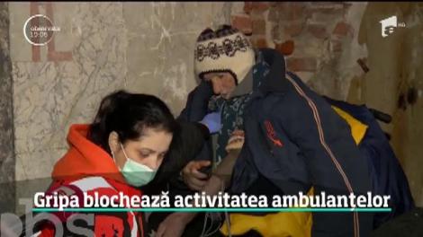 Gripa blochează activitatea ambulanțelor. În unele farmacii stocurile de medicamente antivirale s-au epuizat!