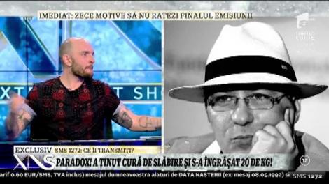 Florin Chilian a ţinut cură de slăbire cu 5 mese fixe pe zi, dar s-a îngrăşat aproape 20 de kilograme