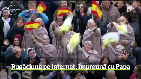 Inedit! Credincioşii catolici se pot ruga împreună cu Papa Francisc, prin intermediul unei aplicaţii pentru tablete şi telefoane