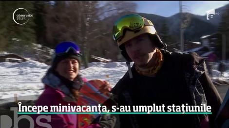 Românii se pregătesc de încă o minivacanţă! Stațiunile de la munte s-au umplut