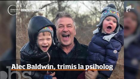 Alec Baldwin, trimis la psiholog pentru tratarea acceselor de furie