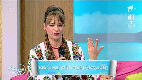 Drama educatoarei cu voce de aur! Nadia Duluman are tatăl imobilizat la pat!