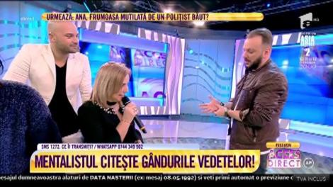 Mentalistul Simion R. Ștefan, show de zile mari în direct! Vedetele au trăit clipe greu de imaginat