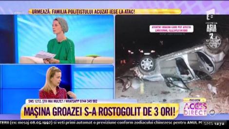 Tânăra desfigurată într-un accident provocat de un poliţist băut: ”I-a interesat doar dacă depun sau nu plângere”