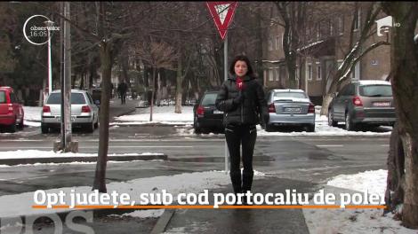 Patru oameni morţi, accidente în lanţ, drumuri închise!  Meteorologii au dat cod portocaliu de polei în opt judeţe din sudul ţării