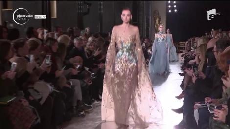 Designerul libanez Elie Saab, unul dintre cei mai importanţi din lume, a creat rochii de seară fabuloase pentru noua sa colecţie haute couture