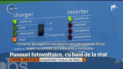 Românii îşi vor putea instala acasă panouri fotovoltaice cu bani de la stat