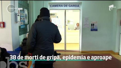 România este focar de gripă pe harta Europei. Sunt de zece ori mai multe decese acum decât anul trecut