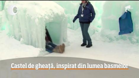 Castel de gheață inspirat din lumea basmelor