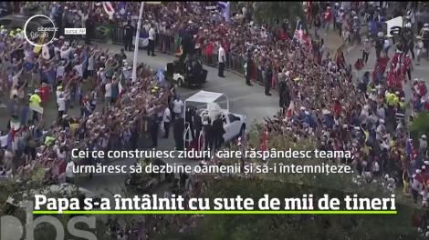 Papa Francisc se află în Panama, pentru a sărbători Ziua Mondială a Tineretului