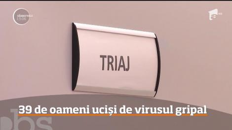 Ultima oră! Gripa a mai răpit o viață! O femeie a murit din cauza virusului gripal, acesta fiind al 39-lea deces
