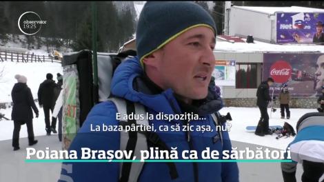 Poiana Braşov, plină ca de sărbători
