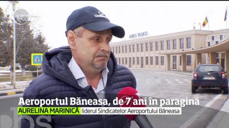 De şapte ani, aeroportul Băneasa stă în paragină. Locul arată ca un şantier, dar nimeni nu munceşte