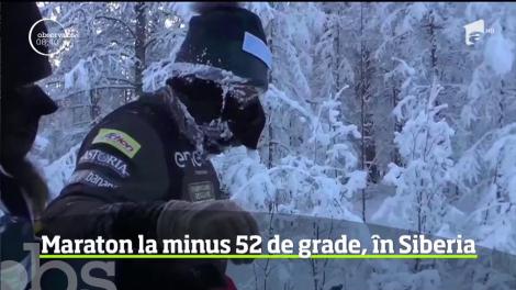 Un poliţist italian, maraton la minus 25 de grade Celsius, în Siberia