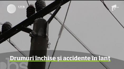 Drumuri închise și accidente în lanț. România este acoperită de gheaţă!