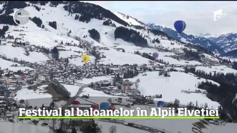 Festivalul baloanelor cu aer cald din Alpilor elveţieni