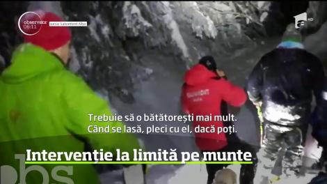 O intervenţie de salvare la limită a avut loc în zona muntoasă din judeţul Alba