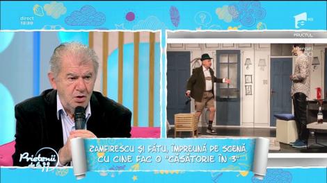 "Căsătorie în 3", o piesă românească cu Florin Zamfirescu, Gabriel Fătu și Călina Epuran