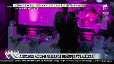Alex Bodi a dus-o pe Bianca Drăguşanu la altar! Cei doi au fost naşi!