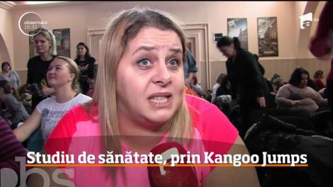 O antrenoare din Oradea s-a hotărât să-i ajute pe oameni să scape de durerile de spate sau de kilogramele în plus cu ajutorul unor ghete pe arcuri!