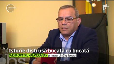 Istoria Sighişoarei dispare, bucată cu bucată