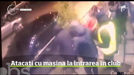 Clipe de teroare la Roma! Un şofer furios a spulberat cu maşina mai mulţi tineri care aşteptau să intre într-un club