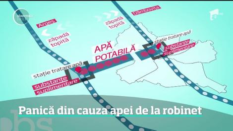 Panică în Capitală din cauza apei de la robinet