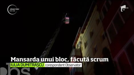 Incendiu de proporţii în Timişoara