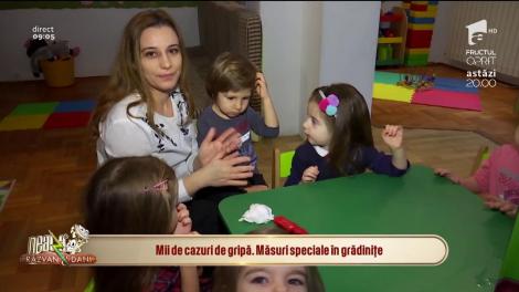Mii de cazuri de gripă în toată țara. Profesorii iau măsuri speciale în grădinițe și școli