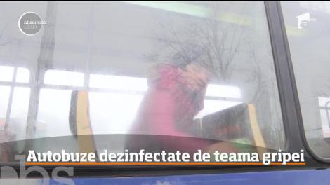 Măsuri speciale de teama gripei, la Iaşi! Toate tramvaiele şi autobuzele, dezinfectate după fiecare cursă efectuată