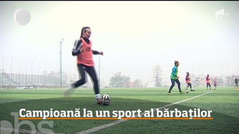 O tânără din Cluj-Napoca a fost declarată cea mai bună jucătoare de fotbal din România