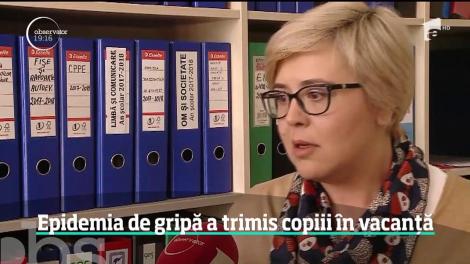 Epidemia de gripă a trimis copiii în vacanță