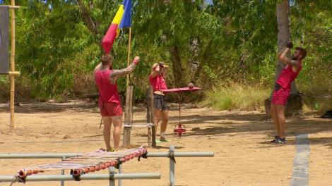 Jocul de salvare - "Stai în cumpănă"! Echipa galbenă câştigă, iar crocodilii întră la "nominalizare"