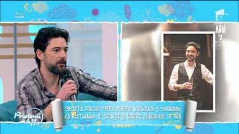 Dan Bordeianu și Irina Velcescu știu ”Secretul fericirii”: ”Față de film, în piesa de teatru se găsește un personaj schimbat”