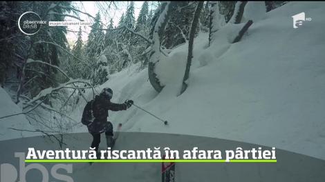 Trei schiori au avut nevoie de ajutorul salvamontiştilor din Sinaia după ce au părăsit p&acirc;rtia şi s-au rătăcit