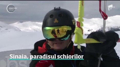 A fost cea mai frumoasă zi de schi pe pârtiile de pe Valea Prahovei