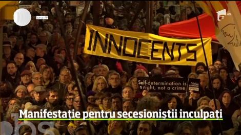 Manifestație pentru secesionistii inculpați