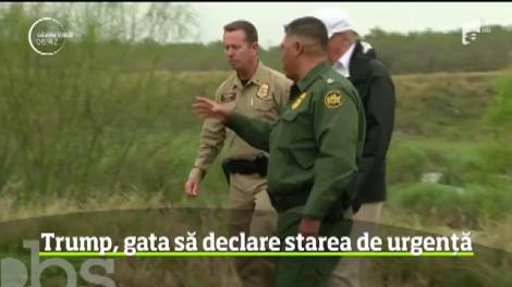 Zidul pe care Donald Trump vrea să îl construiască la graniţa cu Mexicul ar putea fi declara problemă de urgenţă naţională
