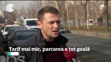 Parcarea de la Străulești este tot goală chiar dacă tariful este mai mic