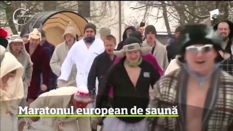 Competiţie neobişnuită în Estonia. Sute de oameni din toată lumea au luat parte la Maratonul European de Saună