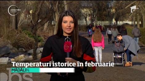 20 de grade în mijlocul iernii. Este cel mai cald început de februarie din istorie, iar vremea trece în continuare de la o extremă la alta