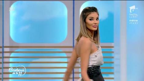 Olivia Păunescu îşi croieşte singură succesul! Ştirista şi-a prezentat creaţiile vestimentare la Prietenii de la 11!