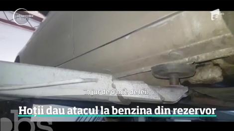 În Bucureşti, au apărut hoţii de combustibil. Vandalizează maşini ca să fure benzina şi motorina