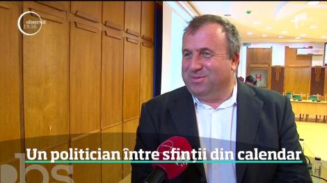 Un politician din Argeş a vrut să se vadă printre sfinţi. Într-un calendar, după asemănarea celui bisericesc