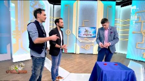 Andrei Andronachi, magicianul 5 în 1, s-a jucat cu inimile lui Răzvan și Dani: „Cam mici, dar asta este!”